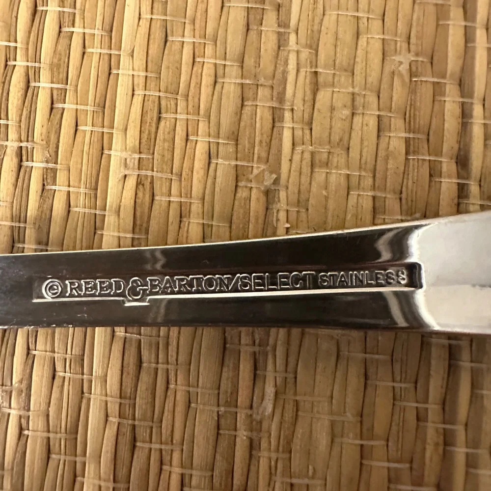 Reed & Barton Select SOLANGE Meat Serving Fork Stainless Discontinued Pattern